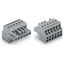2-conductor female connector Push-in CAGE CLAMP® 2.5 mm² gray thumbnail 1