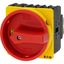 Main switch, P3, 100 A, flush mounting, 3 pole + N, Emergency switching off function, With red rotary handle and yellow locking ring, Lockable in the thumbnail 11