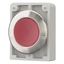 Illuminated pushbutton actuator, RMQ-Titan, flat, momentary, red, blank, Front ring stainless steel thumbnail 3