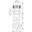 V-TEC VM L25 SW Cable gland fully metric long M25 thumbnail 2