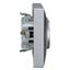 Pin compact socket outlet 2x2P+E, silver thumbnail 9