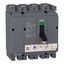 circuit breaker EasyPact CVS160B, 25 kA at 415 VAC, 125 A rating thermal magnetic TM-D trip unit, 4P 3d thumbnail 3