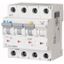 RCD/MCB combination, 13 A, 300 mA, MCB trip characteristic: B, 3p+N, RCD trip characteristic: A thumbnail 1