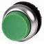 Pushbutton, RMQ-Titan, Extended, momentary, green, Blank, Bezel: titanium thumbnail 1