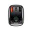 Bluetooth FM Modulator Car Quick Charger 12-24V 2xUSB + USB-C 5A, Black thumbnail 5