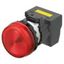 M22N Indicator, Plastic flat, Red, Red, 220/230/240 V AC, push-in term thumbnail 2
