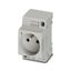 Socket outlet for distribution board Phoenix Contact EO-E/UT/SH/LED 250V 16A AC thumbnail 2
