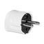 5537-2054 DP plug with dual earthing contacts, with side outlet ; 5537-2054 thumbnail 1