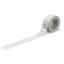 Cable tie marker for TP printers for use with cable ties white thumbnail 2