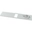 Front cover, +mounting kit, for NZM1, horizontal, 3p, HxW=100x425mm, grey thumbnail 3