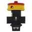 Main switch, P1, 40 A, flush mounting, 3 pole, Emergency switching off function, With red rotary handle and yellow locking ring, Lockable in the 0 (Of thumbnail 33