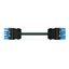 pre-assembled interconnecting cable B2ca Socket/plug blue thumbnail 1