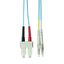 FO Patchcord Duplex LC/SC, 50/125æm OM3, LS0H-3, aqua, 5.0m thumbnail 1