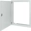 3-component flush-mounted door frame with door, rotary lever, IP54, HxW=760x600mm thumbnail 3