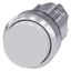 Pushbutton, 22 mm, round, metal, shiny, white, pushbutton, raised momentary…3SU1050-0BB60-0AA0-Z Y19 thumbnail 1