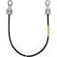 Earth conductor 10mm² / L 0.5m black w. 2 closed cable lugs (D) M10 Su thumbnail 1