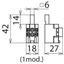 Pin-shaped terminal 3x16mm² for through-wiring thumbnail 2