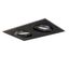 Helium Double Recessed Light 2xGU10 Black thumbnail 1