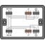 Distribution box Single-pole switch circuit 1 input black thumbnail 1