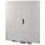 Section door, ventilated IP42, two wings, HxW = 1600 x 1350mm, grey thumbnail 1