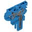 Center module for 2-conductor female connector CAGE CLAMP® 4 mm² blue thumbnail 3