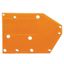 End plate snap-fit type 1.5 mm thick orange thumbnail 3