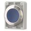 Illuminated pushbutton actuator, RMQ-Titan, flat, maintained, Blue, blank, Front ring stainless steel thumbnail 12