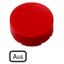 Button plate, raised red, OFF thumbnail 1