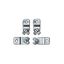 Stainless stell wall mounting lugs (set of 4 +fixings) for PLS box thumbnail 1
