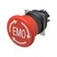 Emergency stop switch, non-illuminated, 40 mm dia, push-lock/turn-rese thumbnail 5