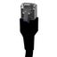 Patchcord RJ45 shielded Cat.6a 10GB, LS0H, black,   0.5m thumbnail 5