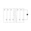 Double-deck PCB terminal block 2.5 mm² Pin spacing 5 mm gray thumbnail 3