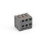 252-303 2-conductor female connector; push-button; PUSH WIRE® thumbnail 1