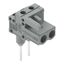 Female connector for rail-mount terminal blocks 0.6 x 1 mm pins angled thumbnail 1