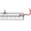 DEVO LOFT LED 1245 24W 3750lm 830 PC louver IP20 red wire thumbnail 1