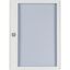 Surface mounted steel sheet door white, transparent with Profi Line handle for 24MU per row, 2 rows thumbnail 3