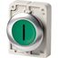 Illuminated pushbutton actuator, RMQ-Titan, flat, maintained, green, inscribed, Front ring stainless steel thumbnail 2