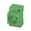 Socket outlet for distribution board Phoenix Contact EO-K/PT/LED/GN 250V 16A AC thumbnail 1