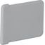 End cap made of PVC for slotted panel trunking BA6 40x25mm stone grey thumbnail 2