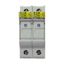 Fuse-holder, LV, 32 A, DC 1000 V, 10 x 38 mm, gPV, 2P, UL, IEC, indicating, DIN rail mount thumbnail 12