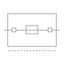 2006-1615 2-conductor fuse terminal block; with pivoting fuse holder; for 5 x 20 mm miniature metric fuse thumbnail 2