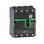 Circuit breaker, ComPacT NSXm 100E, 16kA/415VAC, 4 poles 4D (neutral fully protected), TMD trip unit 50A, EverLink lugs thumbnail 3