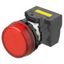 M22N Indicator, Plastic flat etched, Red, Red, 220/230/240 V AC, push- thumbnail 3