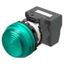 M22N Indicator, Plastic semi-spherical, Green, Green, 24 V, push-in te thumbnail 1