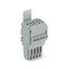 1-conductor female connector Push-in CAGE CLAMP® 1.5 mm² gray thumbnail 1