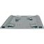 Surface-mount service distribution board base frame HxW = 760 x 600 mm thumbnail 2