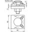 MV clamp St/tZn f. Rd 8-10mm w. truss head screw M10x35mm and nut thumbnail 2