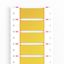 Cable coding system, 8 - 11 mm, 21.1 mm, Polyolefine, yellow thumbnail 1