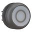 Illuminated pushbutton actuator, RMQ-Titan, Flush, momentary, White, inscribed 0, Bezel: black thumbnail 7