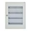 Complete flush-mounted flat distribution board with window, white, 33 SU per row, 4 rows, type C thumbnail 7